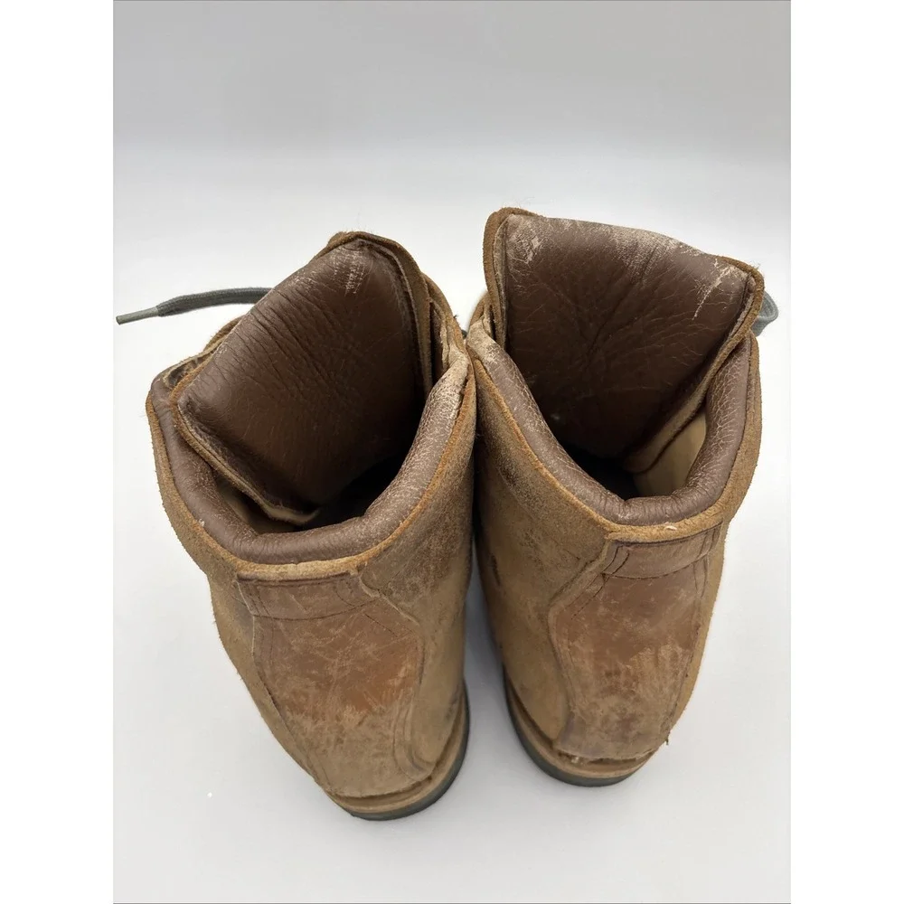Vintage Mountaineering Hiking Boots Suede Men's Size 10 Brown